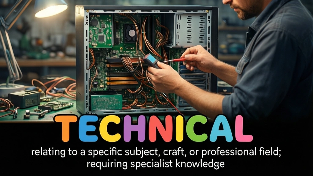 English Illustration for technical